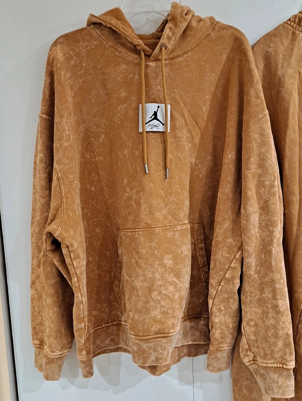 Nike Air Jordan Essentials  Fleece Jogger Pants Hoodie Suit Gold Set 2X/3X.